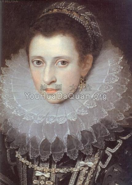 Portrait of an Italian Lady - 弗兰斯·普布斯